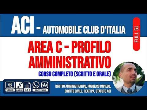 ACI (Automobile Club d'Italia): corso completo - FULL51 - PRESENTAZIONE