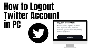 How to Logout Twitter Account in PC/Desktop