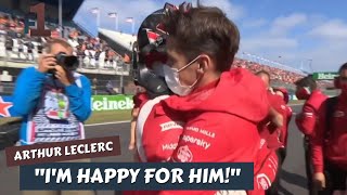 Charles Leclerc : &quot;It&#39;s more stressful watching my little brother race&quot; | Dutch Grand Prix