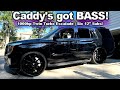 This Caddy&#39;s Got BASS! 6 12&quot; Subwoofers 🔊 Slamming hard! 1000hp Twin Turbo Escalade out for a spin