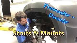 Promaster - Ducato Struts and Mounts Replacement - Fixed Popping Noise When Turning by TDR Auto 78,775 views 4 years ago 12 minutes, 14 seconds