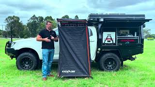 KickAss LIMITED EDITION Shower Awning - Instant Ensuite Tent, Toilet Tent &amp; Camping Change Room