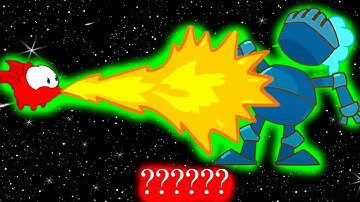 Little Dragon Vs Knight  "Burning!" "Escaping!" Sound Variations in 1 Minutes