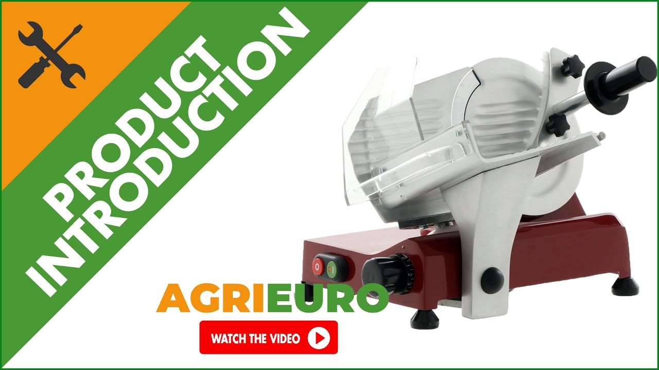 FAC F195 Red Meat Slicer - 195 cm blade - 132W electric motor - Product Introduction