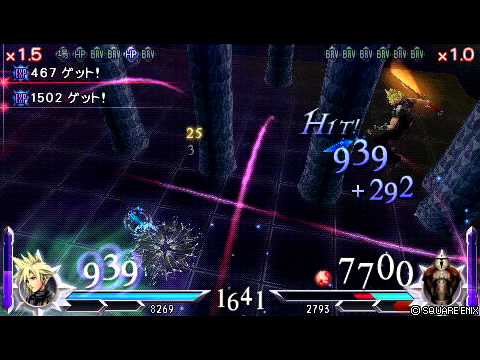 クラウドvsセフィロス　DFF012