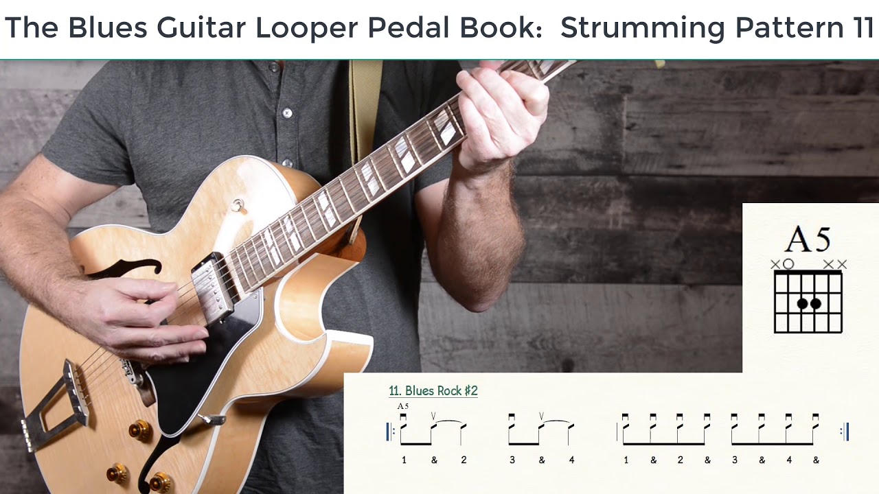 Blues Strumming Pattern 11 The Blues Guitar Looper Pedal Book YouTube