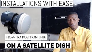 HOW TO POSITION LNB ON SATELLITE DISH (DSTV) || LNB SKEW || Understanding How to set lnb position screenshot 4