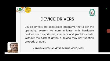 SYSTEM SOFTWARE | SNS INSTITUTIONS |LECTURE VIDEO