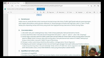 Traffic Light 3 Simpang dengan Interrupt menggunakan Proteus dan CodeVisionAVR