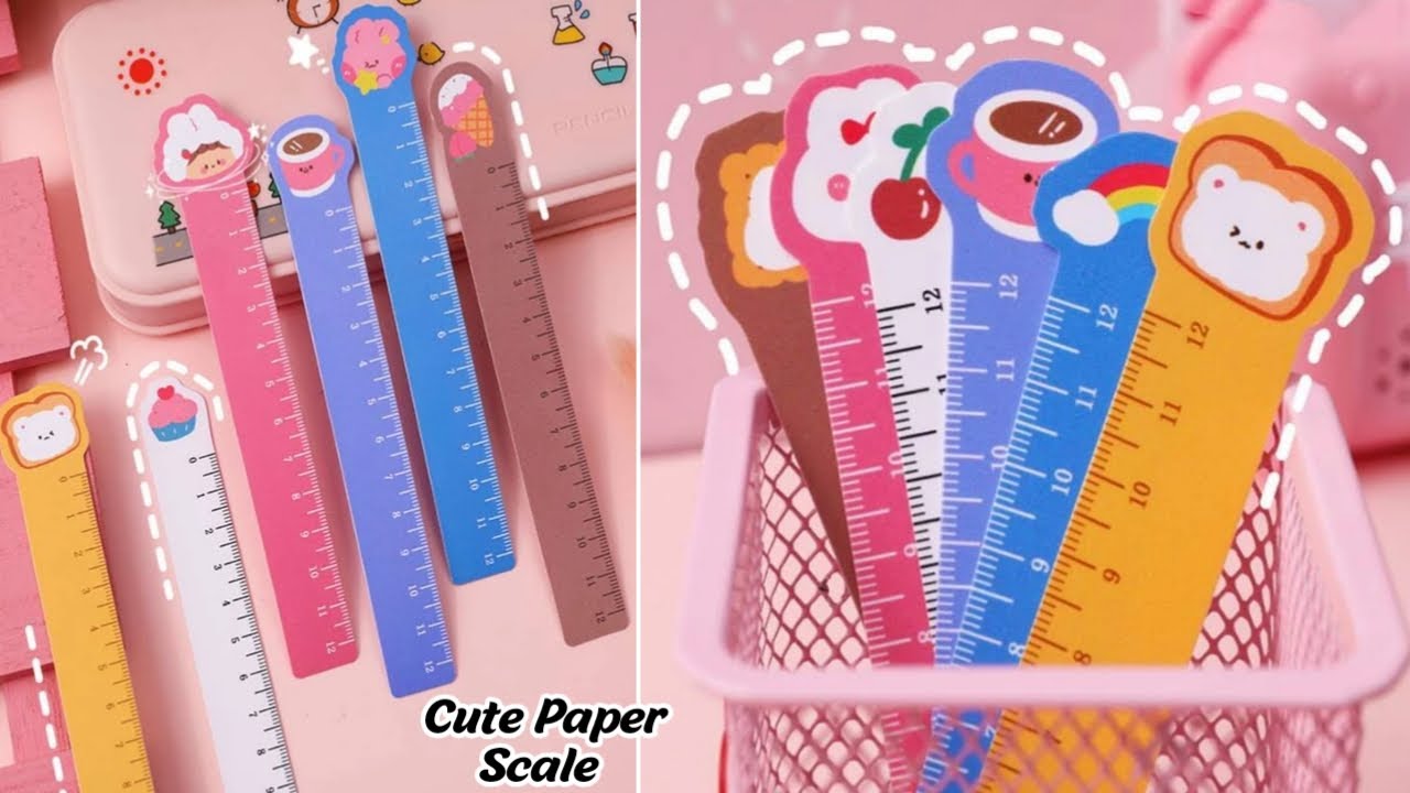 Paper Scale Making Easy 😍 Cute Scale Craft • Homemade Scale Craft • DIY  School Supplies•School Hacks 