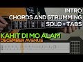 December Avenue - Kahit Di Mo Alam [INTRO, SOLO, CHORDS & STRUMMING] Guitar Tutorial