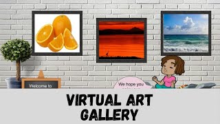 How to create a Virtual Art Gallery| using Google Slide