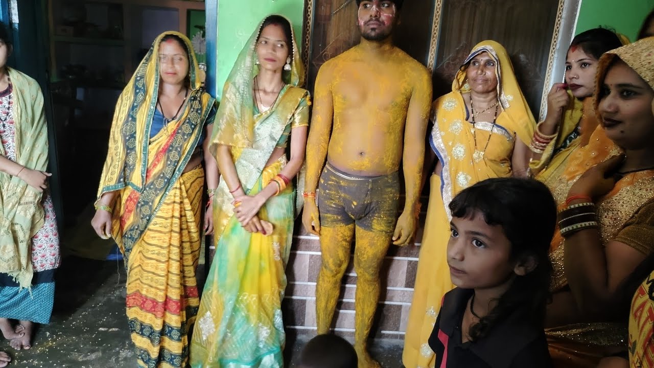 दूल्हा बना पीला भूत 🤪🤪#youtube #youtubevideos #trending #villagevlog #ganvkilifestyle