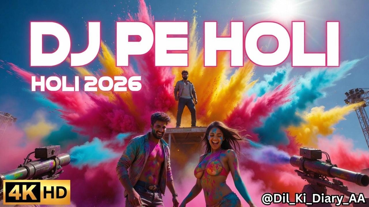 DJ Pe Holi | Holi Song 2026 | Bollywood EDM Party Anthem | @Dil_Ki_Diary_AA