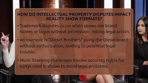How Do Intellectual Property Disputes Impact Reality Show Formats? - The Reality Radar