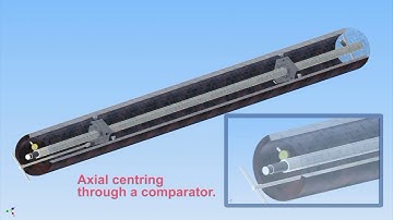 LINE BORING AND WELDING PORTABLE MACHINE BIG DIAMETERS REALIGNMENT FACING GROOVING OUTSIDE INSIDE DI
