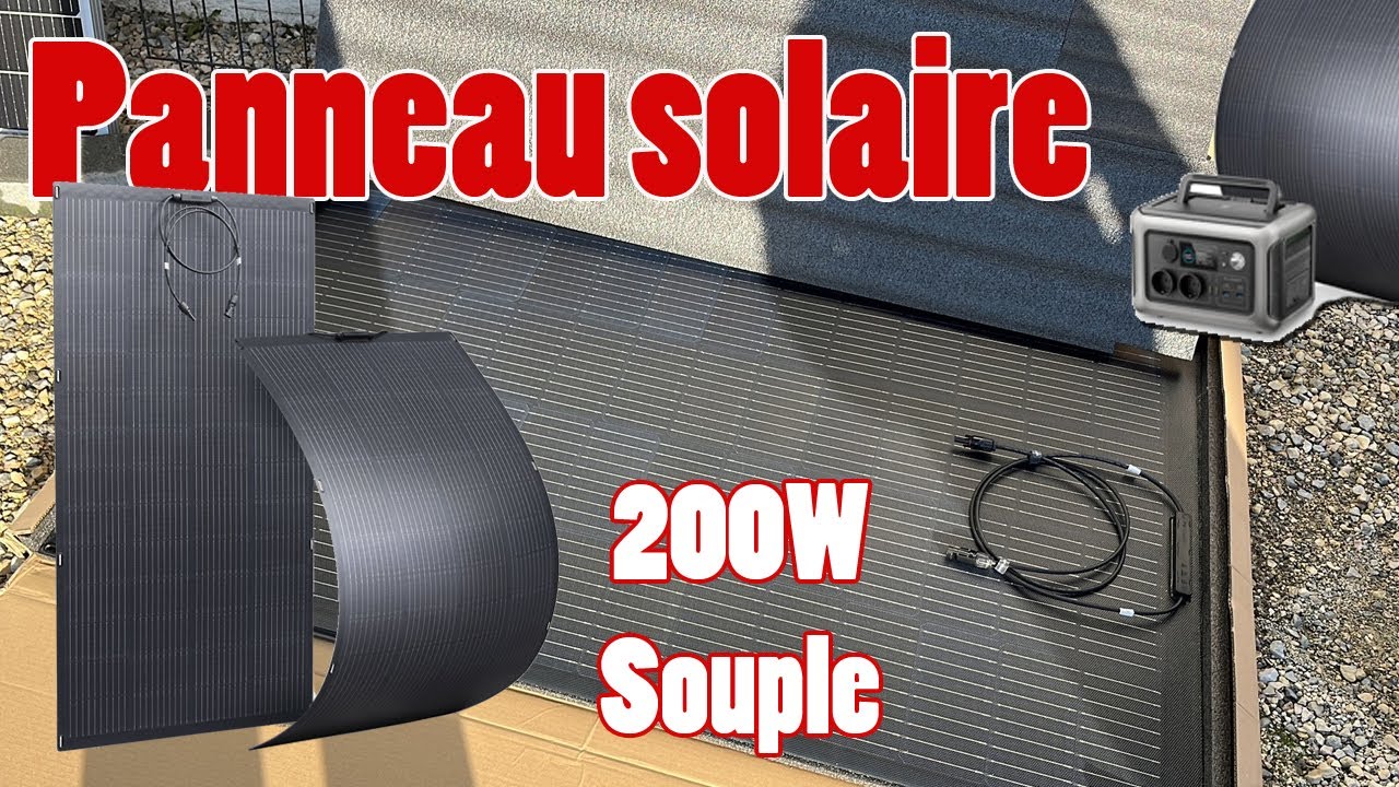 Présentation du panneau solaire souple 200W de ALLPOWERS 