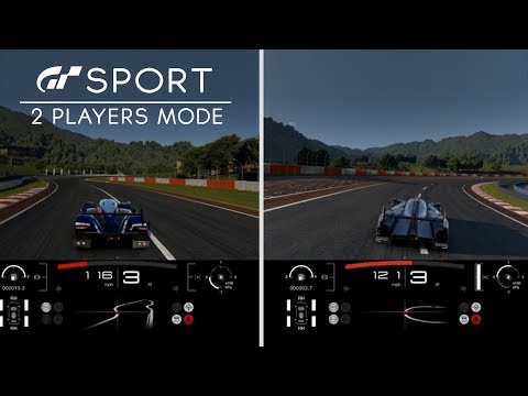 How to play 2 player Gran Turismo Sport