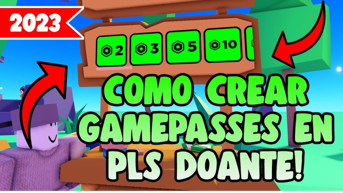 Gauging Gadgets on X: 👉 How to Make Gamepass in  Pls Donate Roblox Mobile #roblox #robloxplsdonate #plsdonate   / X