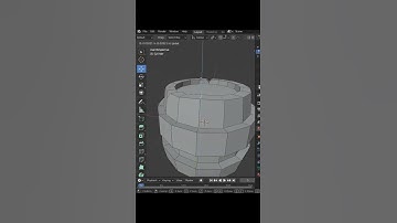 Barrel in blender #blender 3d #shorts