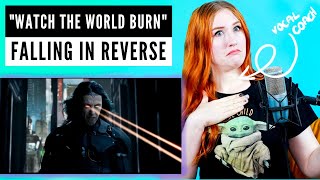Ronnie is RAPPING?! &quot;Watch the World Burn&quot; Falling In Reverse | Vocal Coach Reaction