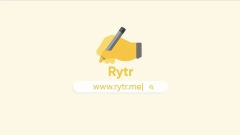 Rytr Tutorial & Explainer Video
