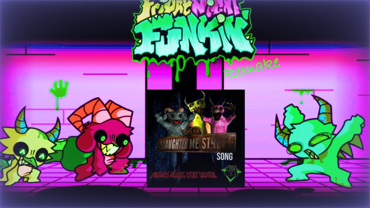 "Slaughter Mashup Street" (FNF Slaughter Me Street X Follow, Greet, Wait, Repeat Instrumental)