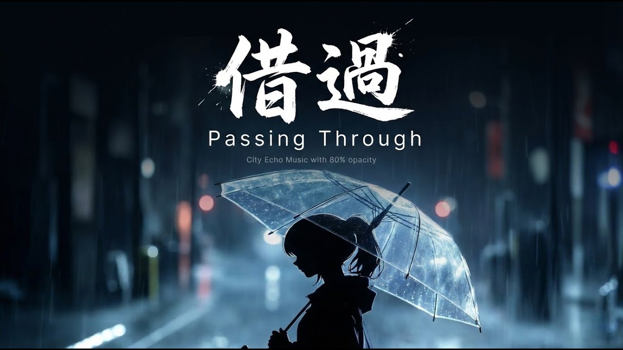 《借過》 Passing Through City Echo - 借過 (虐心抒情 / 備胎之歌)『對不起，是我不小心跟你借過...』【動態歌詞 / Official Lyric Video】#催淚