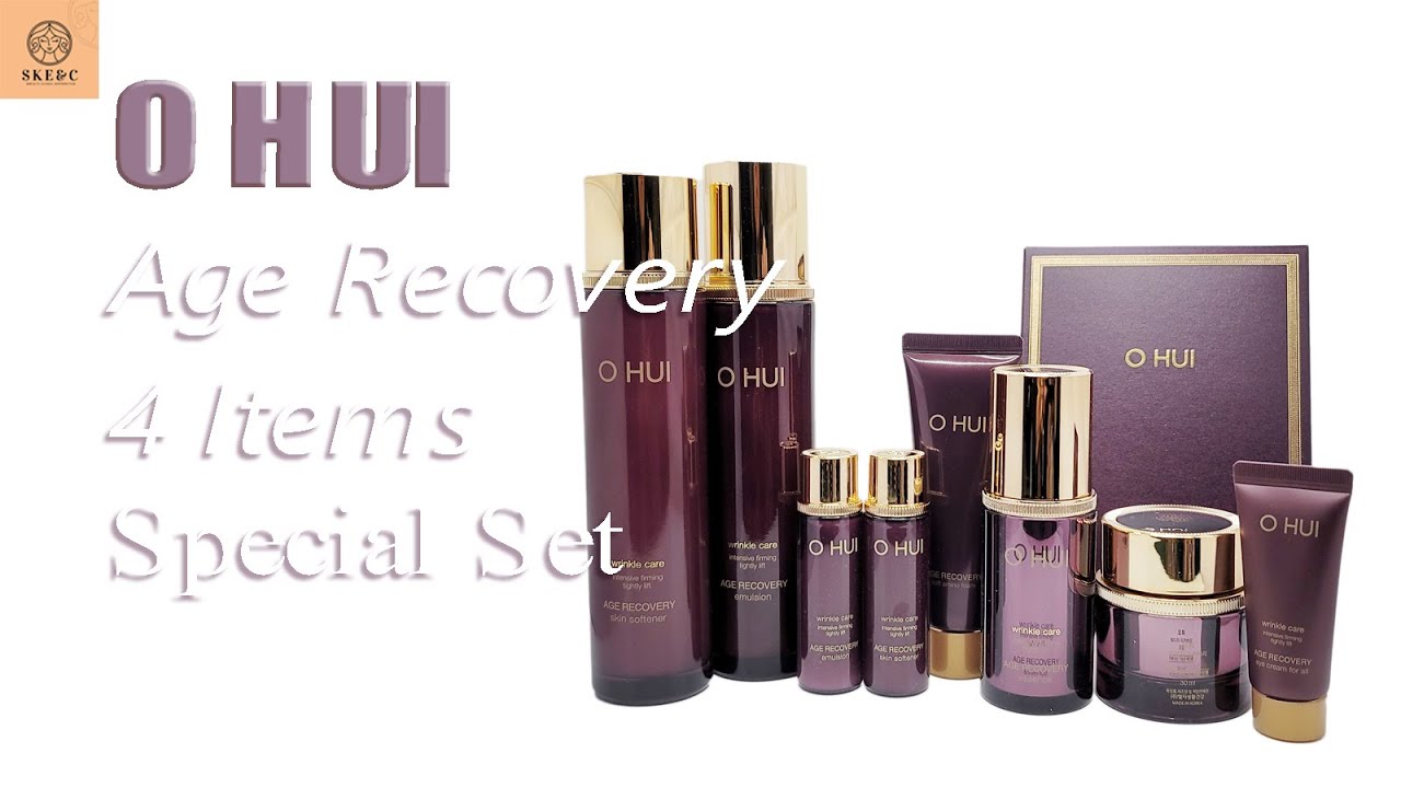 OHUI Age Recovery 4 items Special Set/Korea to Worldwide 