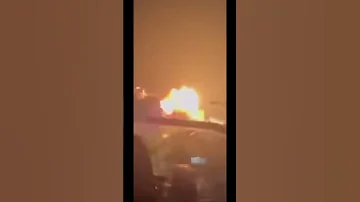 رعب بين السكان بسبب سقوط صاروخ إيراني على تل ابيب الحرب ايران إسرائيل 