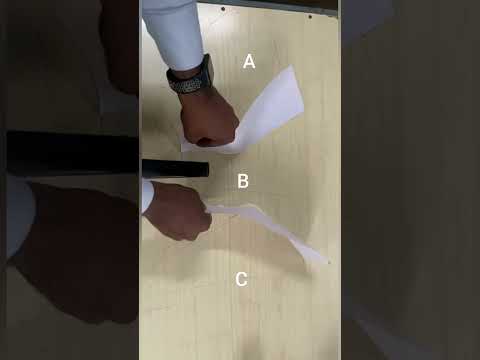 High velocity induces low pressure experiment #science #mechanical