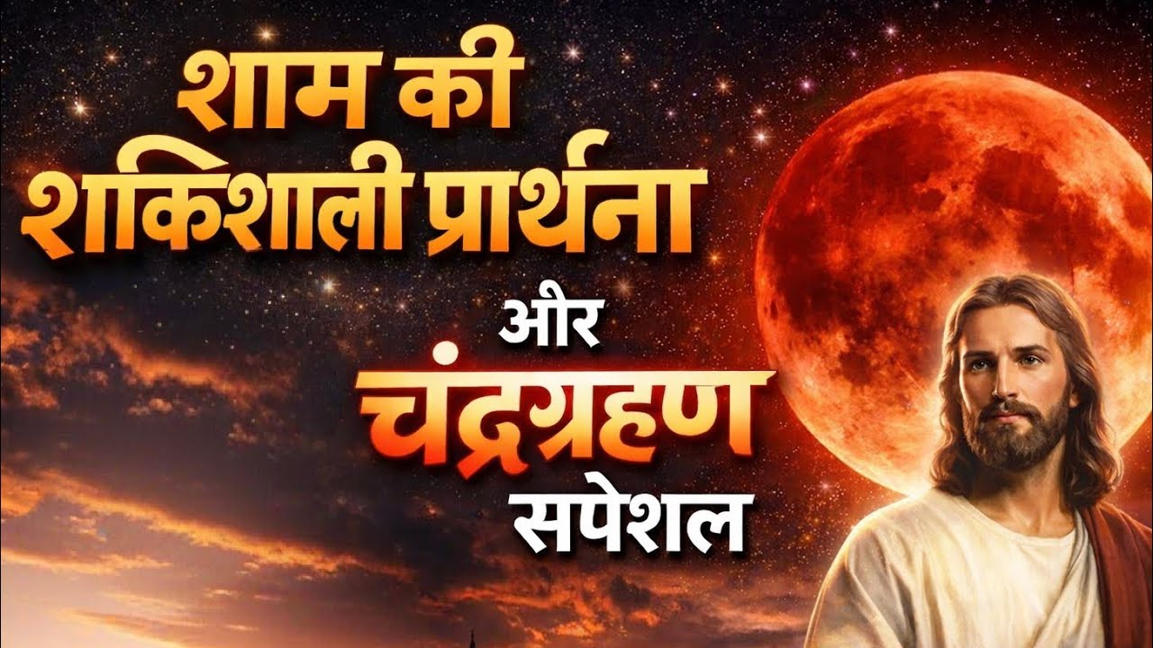 आज चंद्रग्रहण पर विशेष प्रार्थना 🌕🔥 तुरंत आशीष और चंगाई पाएं | Evening Powerful Prayer