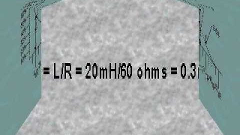Electronics Tutorial , Lessons#26 - time constant of RL circuit