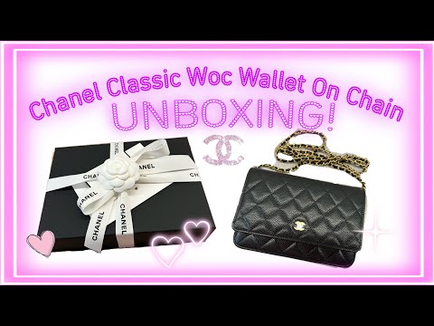 UNBOXING:2023 NEW CHANEL WOC WALLET ON CHAIN WITH BOW / RIBBON