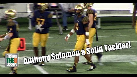 St. Thomas Aquinas 2019 LB Anthony Solomon Shows T...