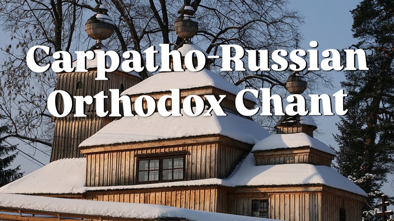 How Carpatho-Rusyn Chant can enhance Orthodox Worship -  Fr. Nicholas Mihaly explains