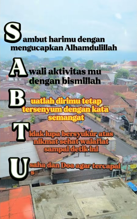 selamat hari sabtu