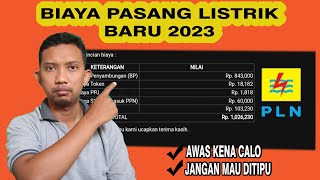 STOP ⛔ CALO LISTRIK ❗SEGINI BIAYA PASANG LISTRIK BARU 900 WATT 2023