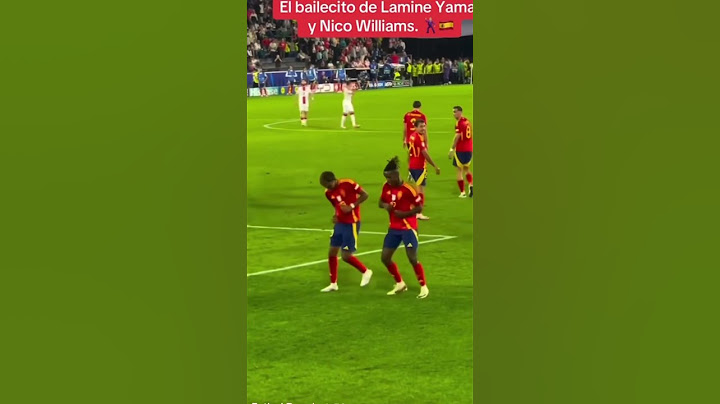 Bailecito Lamine yamal y Nico Williams bailando samba y a la final de la Eurocopa! España a la final