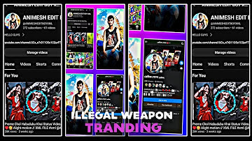 ILLEGAL WEAPON 2.0💥🌈||NEW TREND 3D Video Edit XML📑 |Trend Xml Preset #AlightMotion |