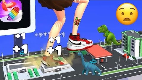 Tippy Toe!! Very satisfying and relaxing ASMR step on game | Gameplay