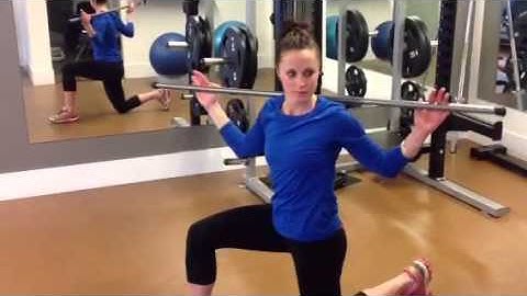 Hip flexor stretch and thoracic spine rotations