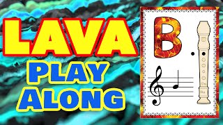 Recorder Play Along - Lava B