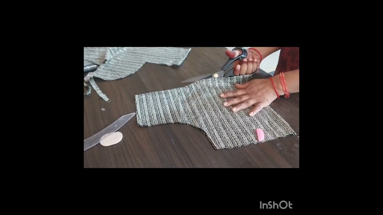 34 size princess cut blouse cutting in simplest way 👍