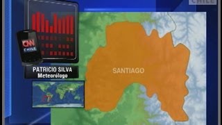 Hasta mañana continuarán lluvias y granizo en Santiago