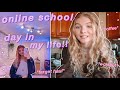 productive online school day in my life!! *target haul, coffee, working out, +more!*