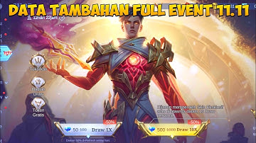 Data Full Event 11.11 | Data Tambahan ML Lite
