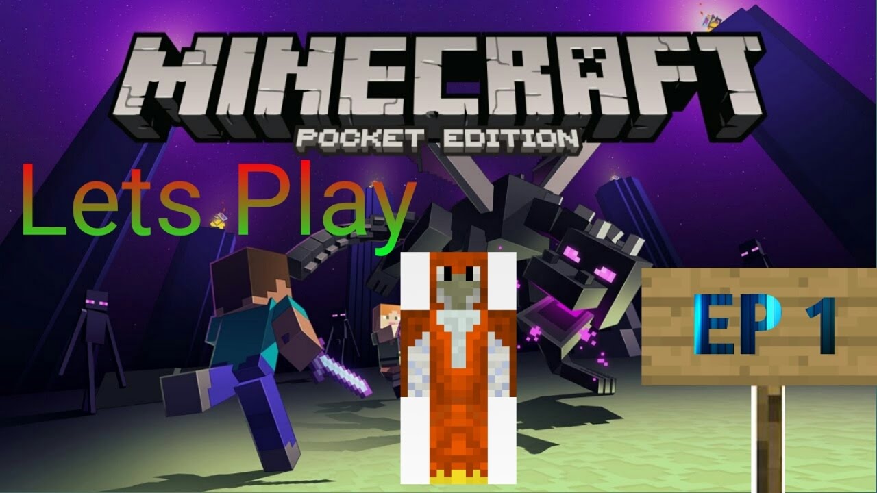 Minecraft PE- Survival Let's Play EP 1 - YouTube