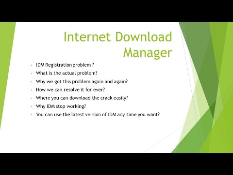 Internet Download Manager (IDM) full version cracked/Patch Solution Forever. @SaqibMamoon786