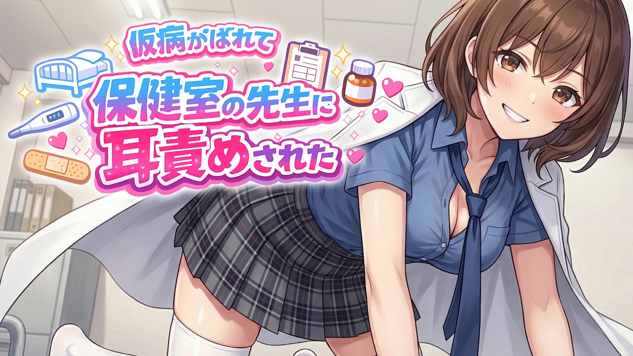 【KU100高音圧・耳かき】保健室の先生の耳かき♥【ASMRシチュエーション生配信・立体音響・Japanese ASMR】